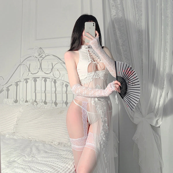 PERSPECTIVE PUNK CHEONGSAM KF83997