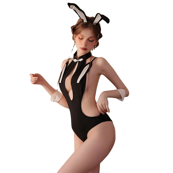 Deep V Bunny Girl Uniform  AN0544