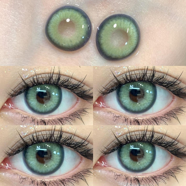 Grey Green CONTACT LENS (TWO PIECES)  AN0082