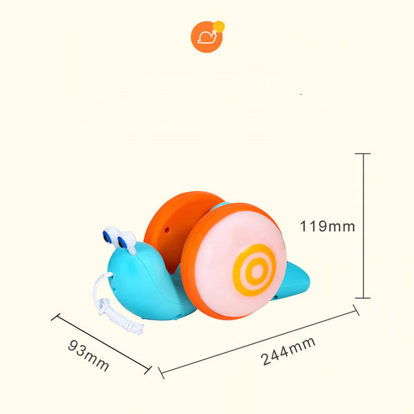 PULL ROPE TOY SNAIL KF83798