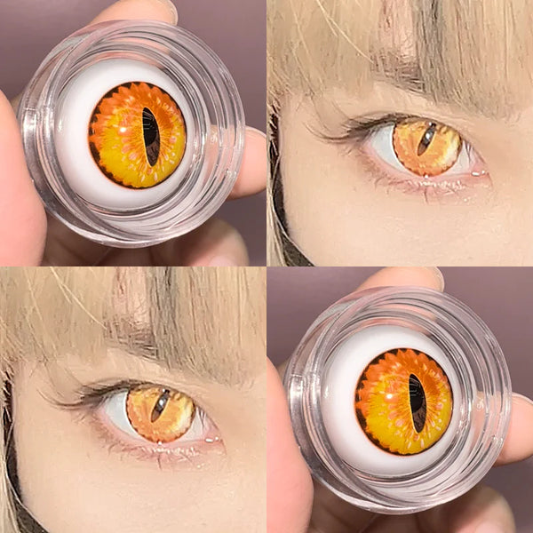 orange contact lenses(two pieces) YV50007