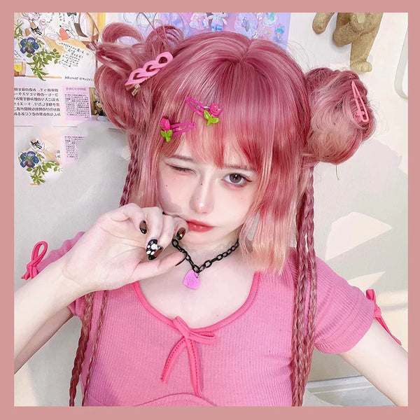 LOLITA PINK PONYTAIL WIG  yc50033