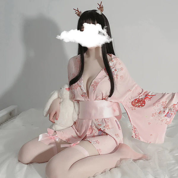 Japanese Sakura Kimono Set Yv30609
