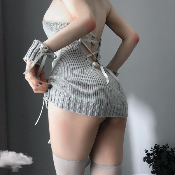 sweater cutout pajamas yc25040