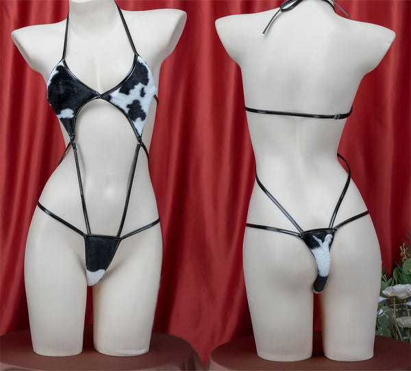 Plush Cow Bikini AN0299