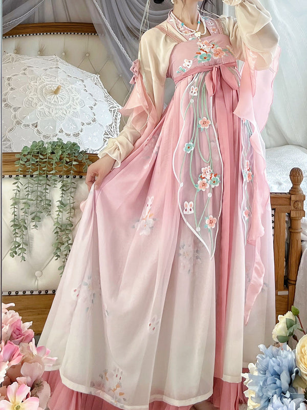 Hand Embroidered Hanfu Set    yc50067