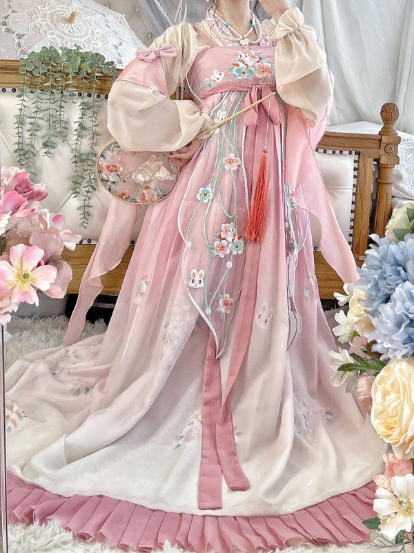Hand Embroidered Hanfu Set    yc50067