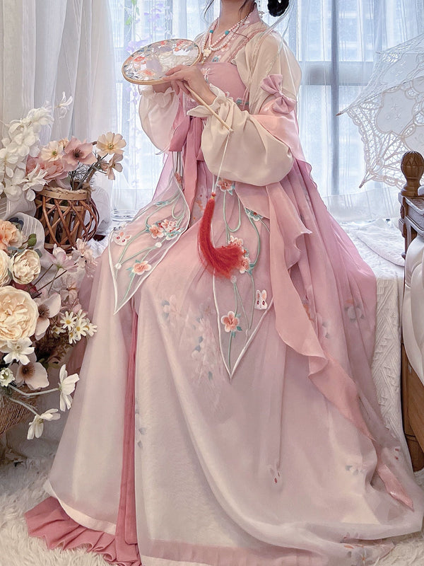 Hand Embroidered Hanfu Set    yc50067