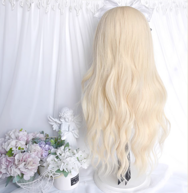 Lolita Golden Curly Wig  AN0414