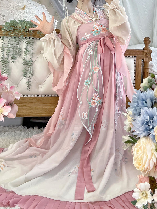 Hand Embroidered Hanfu Set    yc50067