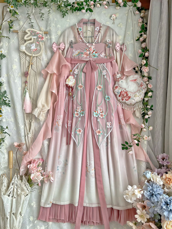 Hand Embroidered Hanfu Set    yc50067