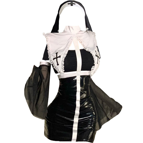 Veil Nun Costume Cosplay AN0003