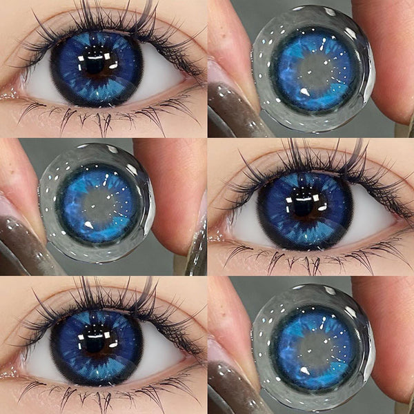 Ice blue contact lenses (two pieces) AN0080