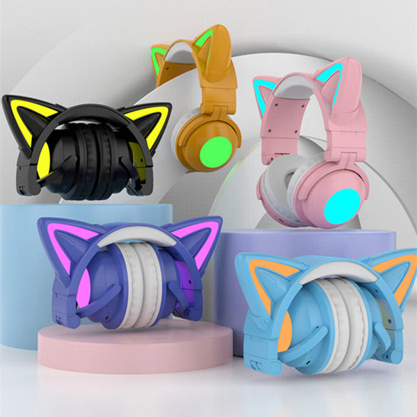 Cat ears bluetooth headset yc25027