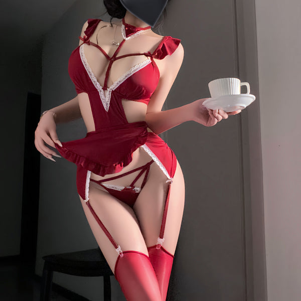Red bodysuit AN130