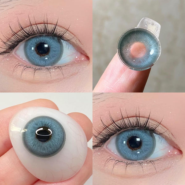 Blue CONTACT LENS (TWO PIECES) AN0092