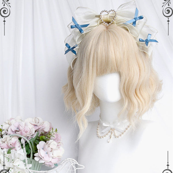 Lolita Golden Curly Wig  AN0414