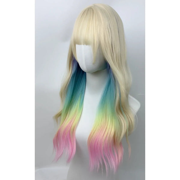 Rainbow Colored Wig AN0405