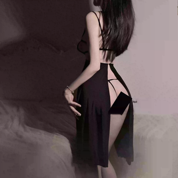 Black chain pajamas AN132