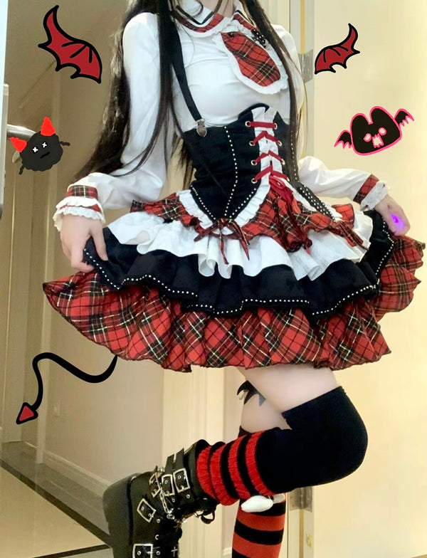 Halloween lolita rock girl cos suit  yc28191