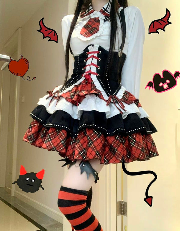 Halloween lolita rock girl cos suit  yc28191