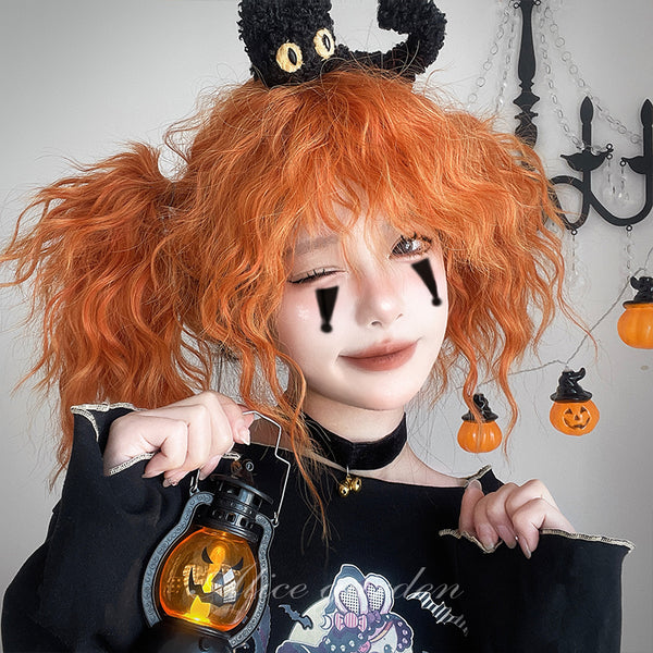 Halloween lolita pumpkin little devil curls  yc28144