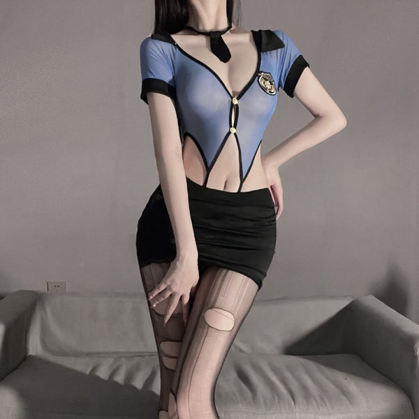 Policewoman cosplay uniform  yc28022