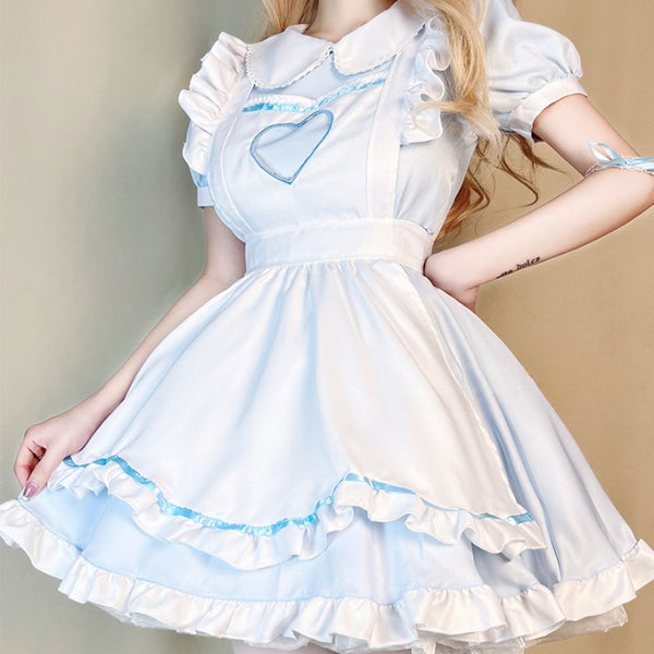 Soft Cute Love Rabbit Maid Costume yc28095