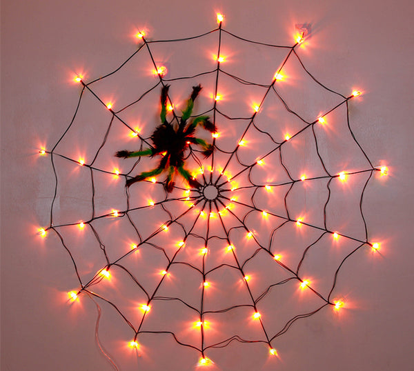 Spider web luminous string light background wall  yc28171
