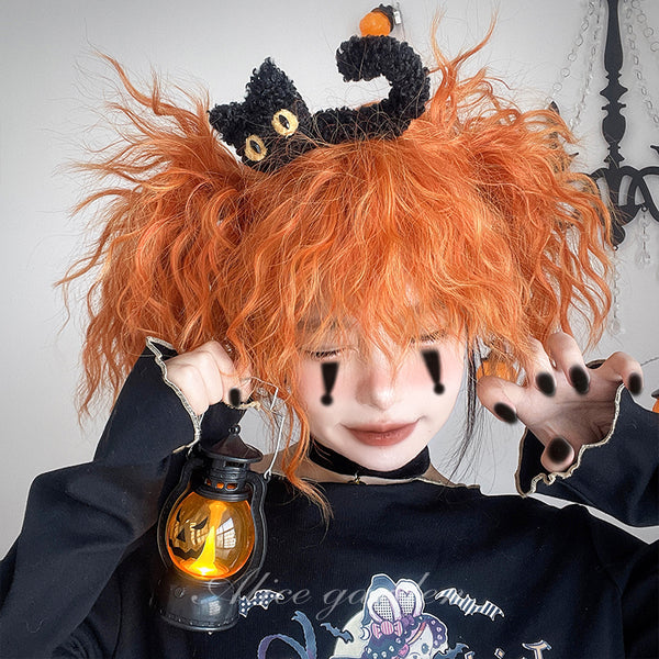Halloween lolita pumpkin little devil curls  yc28144