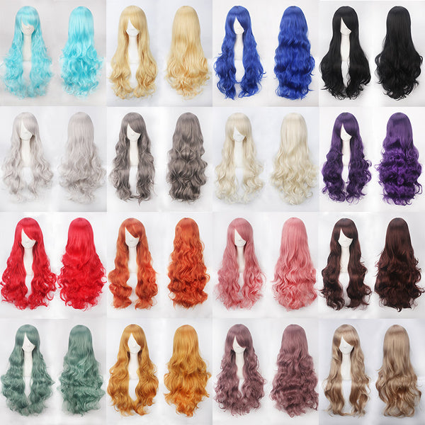 Cosplay anime long curly hair    yc28120