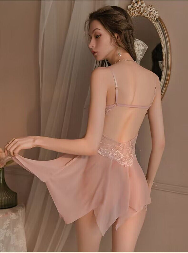 Lace Suspender Nightdress    yc50323