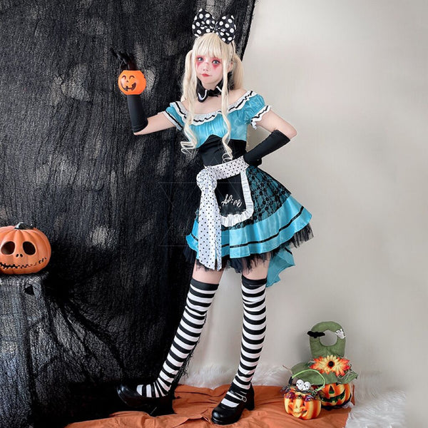 Halloween Bunny Alice Dress  yc28155