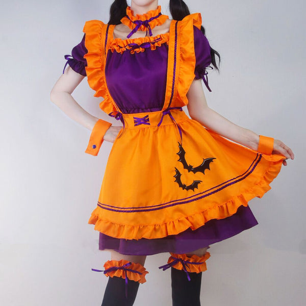 Lolita Halloween Pumpkin Maid Costume  yc28184