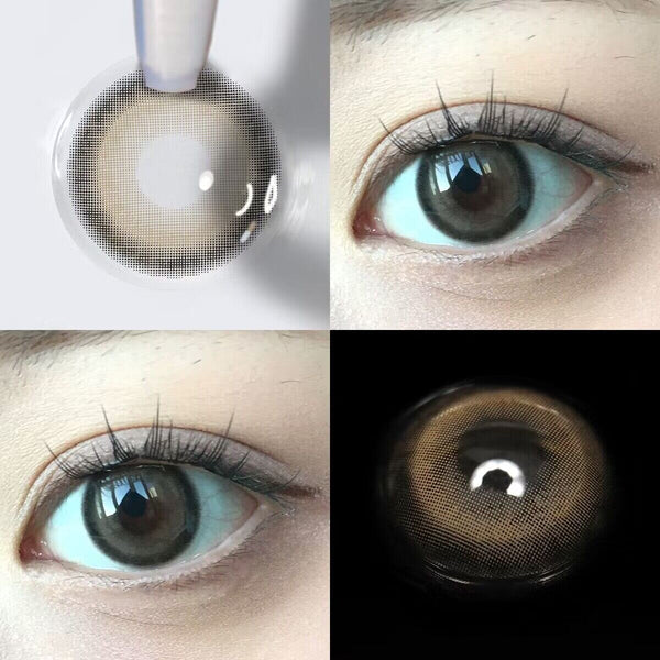 Brown Contact Lenses (Two Pieces) AN0419