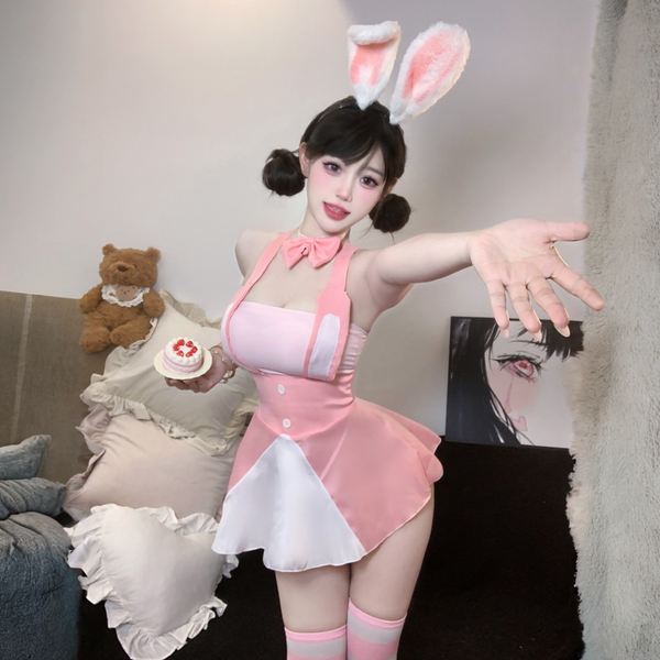 Pink Bunny Suit  AN054