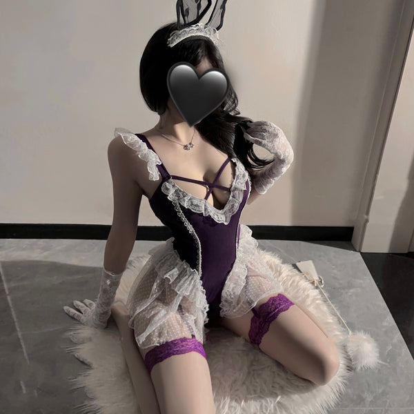 Lace Bunny  Suit   AN0606