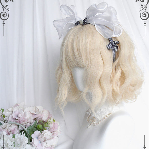 Lolita Golden Curly Wig  AN0414