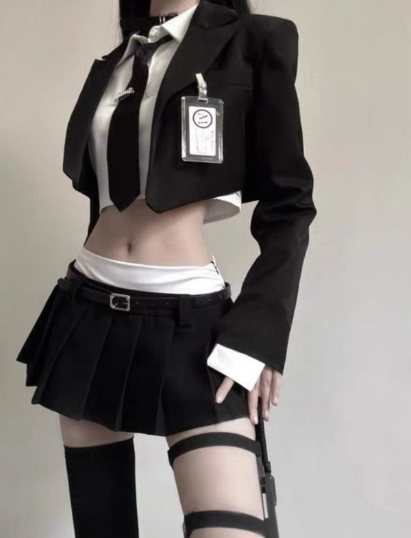 College style three-piece uniform set YC10441