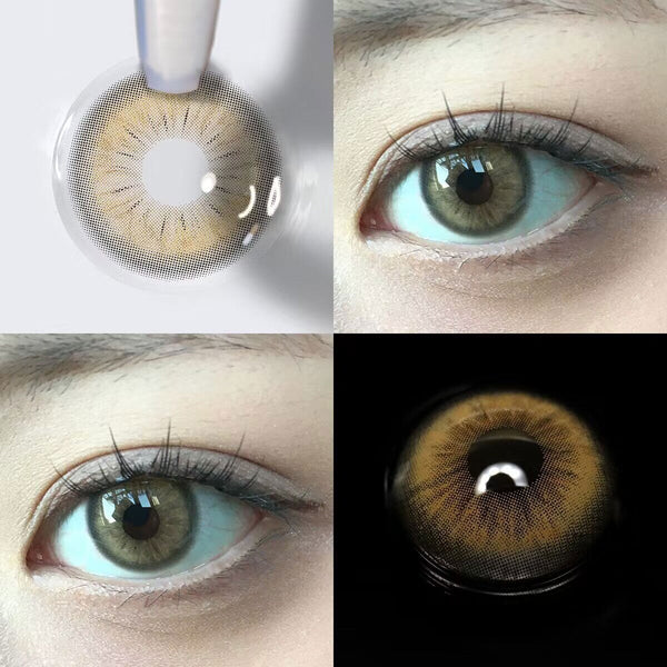 Brown Contact Lenses (Two Pieces) AN0418
