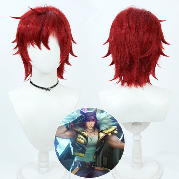 Cosplay purple wig AN0447
