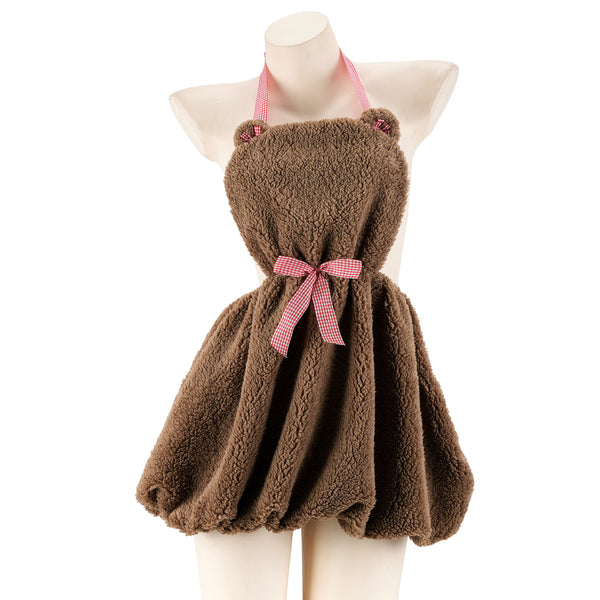 Cute plush bear dress yc25063