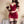 Load image into Gallery viewer, Red suspender  dress  AN118
