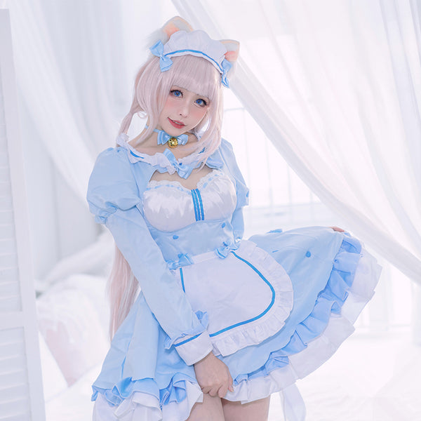 Cos cute blue maid outfit AN0255
