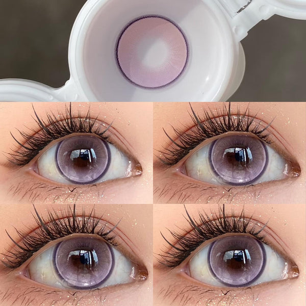 Purple CONTACT LENS (TWO PIECES)  AN0086