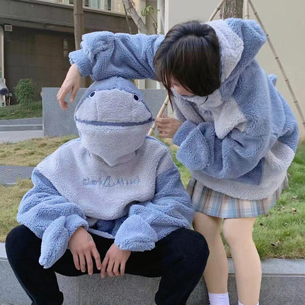 kawaii shark hoodie