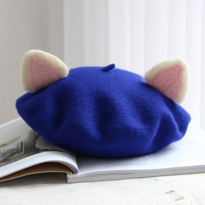 Harajuku cat ear beret yc23060