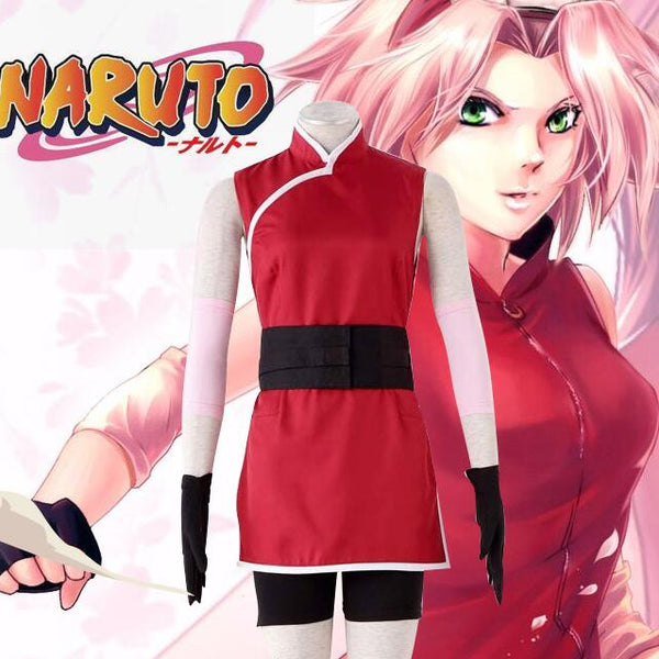 Naruto Haruno Sakura cosplay costume yc23528
