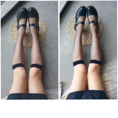 Japanese style summer fishnet socks yc23150