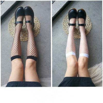 Japanese style summer fishnet socks yc23150